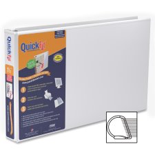 Quickfit Antimicrobial Landscape D-Ring Binder