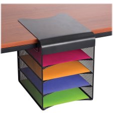 Onyx Solid Top Horizontal Hanging Desk Accessories
