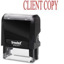 Trodat Printy 4911 Self-Inking Stamp CLIENT COPY