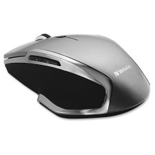 Wireless 6-Button Deluxe LED Mouse, Graphite