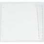 Oxford White Numerical Tab Index Dividers, 1-50