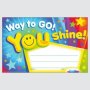 Trend Recognition Awards Way to Go! You Shine!