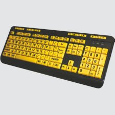 Adesso Luminous Large Print Desktop Keyboard