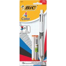 Bic 4 colour 3+1 Retractable Ball Point Pen/Pencil