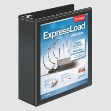 ExpressLoad ClearVue D-Ring Binders 3" Black