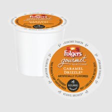 Folgers Coffee K-cups Caramel Drizzle Medium Roast