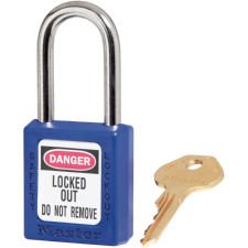 Zenex Thermoplastic Safety Padlock, Blue