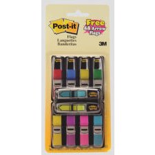 Post-it Flags Value Packs 1/2" Assorted Colours