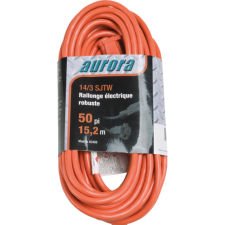 Outdoor Vinyl Heavy-Duty Extension Cord Orange 50'