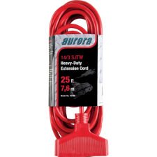 Outdoor Vinyl triple Tap Ext Cord Heavy-Duty 25'