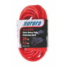 Outdoor Vinyl triple Tap Ext Cords Heavy-Duty 25'