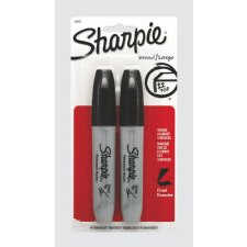 Sharpie Permanent Markers, Black, 2/pk