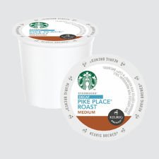 Starbucks Coffee Kcups Decaf PikePlace MediumRoast