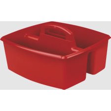 Storex Classroom Large Caddy, Red
