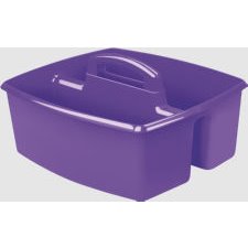 Storex Classroom Large Caddy, Purple