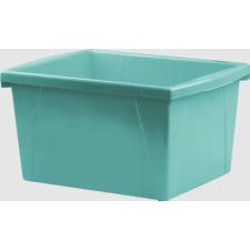 Storex Storage Bin, 15L Teal