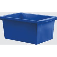 Storex Storage Bin, 21L Blue