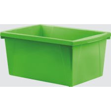 Storex Storage Bin, 21L Green