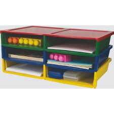 Storex Quick-Stack Literature Organizer, Assorted