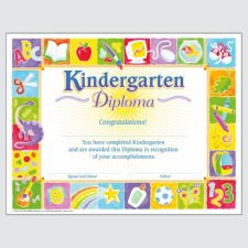 Trend Certificates & Diplomas Kindergarten Diploma