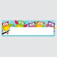 Trend Desk Toppers Name Plates, Owl Stars