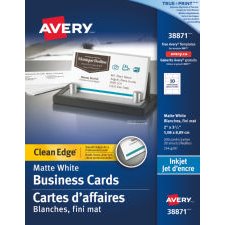 Avery Two Sided Clean Edge Business Cards