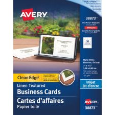 Avery Clean Edge Business Card,Linen
