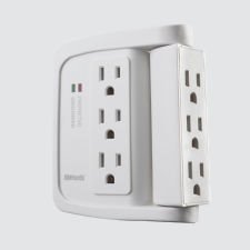 Woods 6-Outlet Swivel Wall Tap Surge Protector