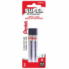 Pentel Super Hi-Polymer Pencil Leads, H 