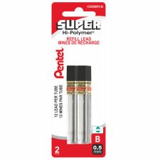 Pentel Super Hi-Polymer Pencil Leads, B