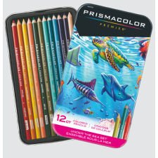 Prismacolor Premier Coloured Pencil Tins, Under the Sea
