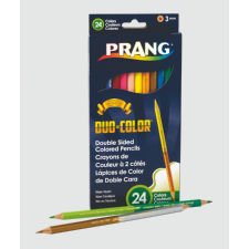 Prang Duo-Color Double Sided Colored Pencils, 12/pkg