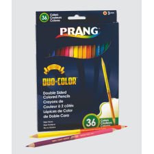 Prang Duo-Color Double Sided Colored Pencils, 18/pkg