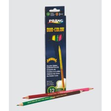 Prang Duo-Color Double Sided Colored Pencils, 6/pkg