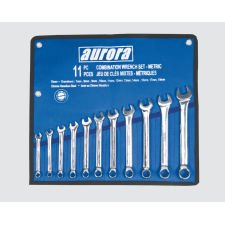 Aurora Tools® Combination Wrench Set, Metric