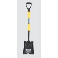 Aurora Tools Standard Duty Landscaping Shovel, Square point, D-Grip Handle