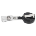 Merangue Klip-N-Pull Badge Holders, Black