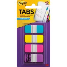 Post-it Tabs Blue, Yellow, Pink, Purple