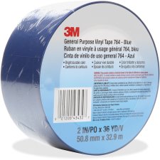 3M 764 Vinyl Tape, Blue