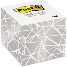 Post-it Notes Cube Silver and White