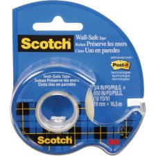 Scotch Wall-Safe Tape, 3/4"