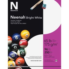 Neenah Bright White Cover Stock, Letter Size