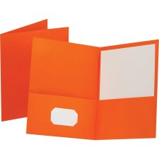 Oxford Twin Pocket Portfolio, Orange