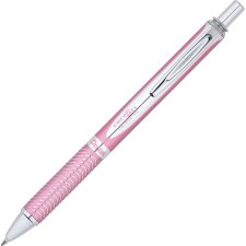 Pentel EnerGel Alloy Retract Pen 0.7mm Pink Barrel