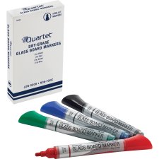 Quartet Glass Board Markers, Assorted Colours