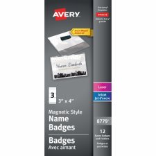 Avery® Magnetic Style Name Badge