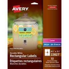 Avery Print-to-the-Edge Rectangular Labels