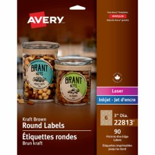 Avery Print-to-the-Edge Round Labels
