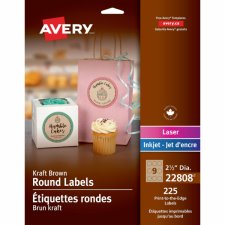 Avery Print-to-the-Edge Round Labels