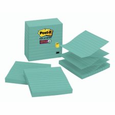 Post-it Super Sticky Pop-Up Notes, Aqua Wave